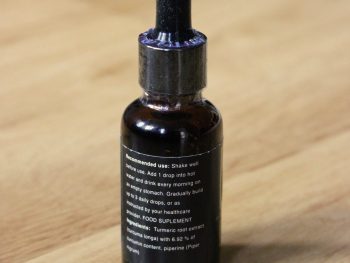 AyurVital Premium Curcumin Liquid Label